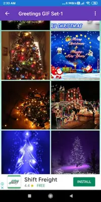 Merry ChristmasGreetings, GIF android App screenshot 7